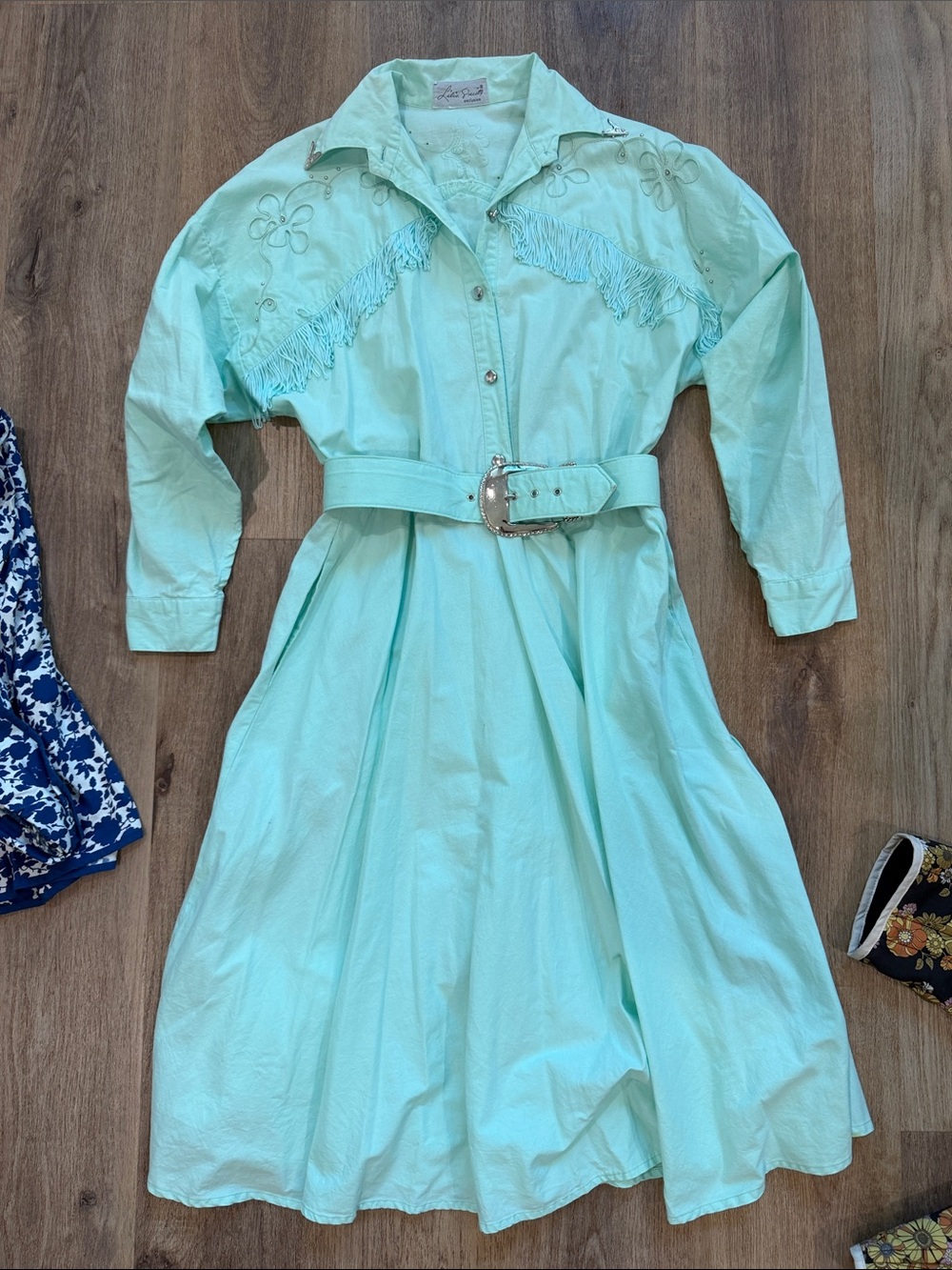 Lilia Smitty Vintage western dress with Belt